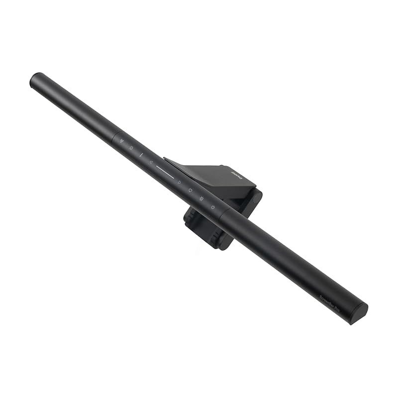 BenQ ScreenBar Pro モニターライト 輝度．色温度調整 省スペース 湾曲モニター対応 広範囲照明 目に優しい 映り込み軽減 省スペース PC作業 USB Type-C 在宅勤務