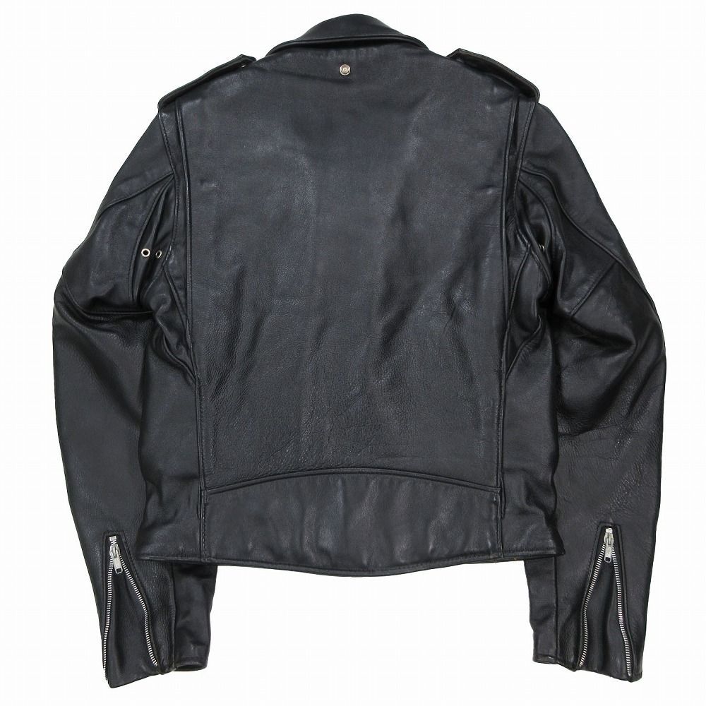 Schott/ショット/スウェットダブルライダースジャケット/size40/黒