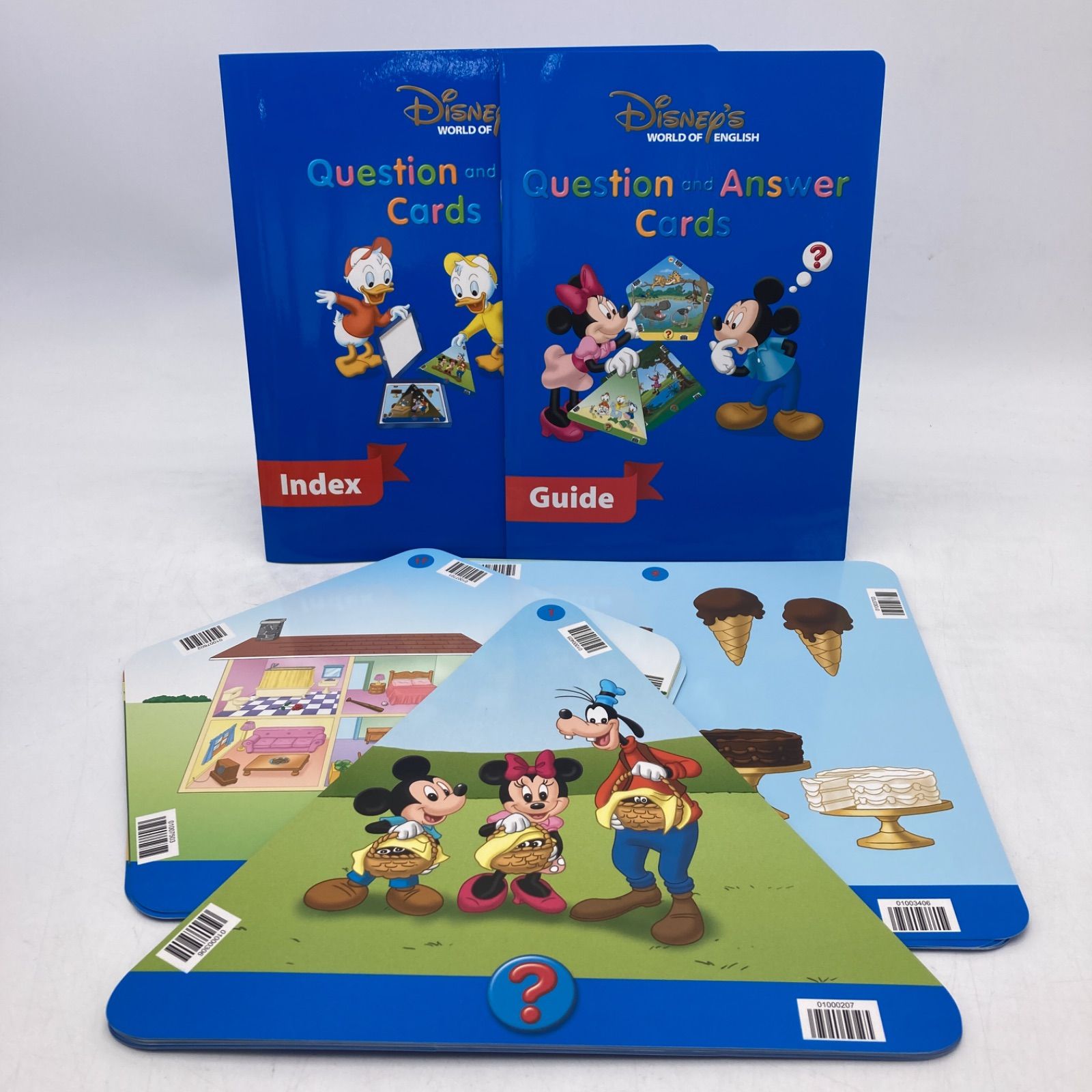 2017年購入 ディズニーの英語システム トークアロング トークアロング・Question\u0026Answerカード(中古在庫)