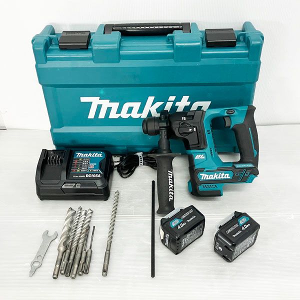 Makita HR166DSMX 電動穴あけ機 4.0Ah バッテリー2個付き ☆中古