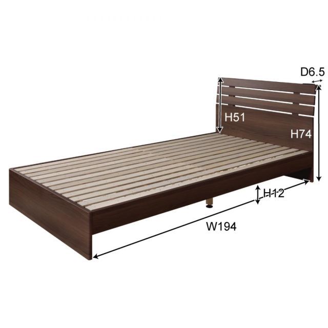 東谷 Azumaya セミダブルベッド ブラウン B-80SD-BR 新生活 おしゃれ 模様替え 映え USTAUSTRALIA_COM_AU