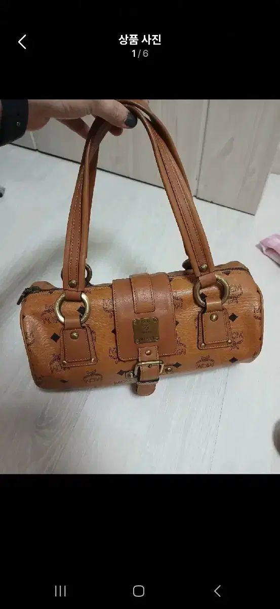 MCM ボディバッグ ウエストバッグ ヴィセトス ゴールド金具 ブラウン