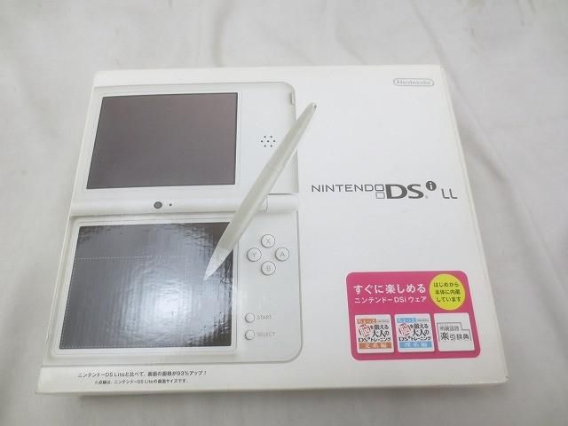 ゲーム ニンテンドーDS 本体 DSi LL UTL-001 ナチュラルホワイト 動作品 き