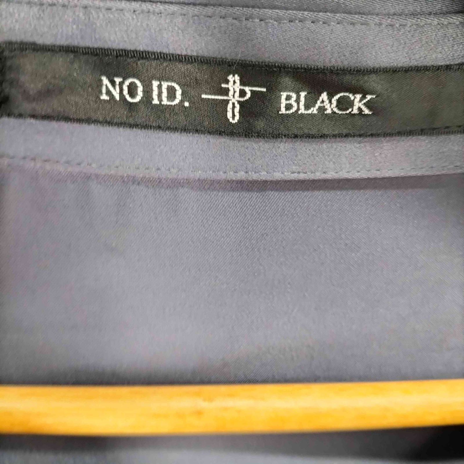 ノーアイディーブラック NO ID.BLACK アシンメトリーギャザー