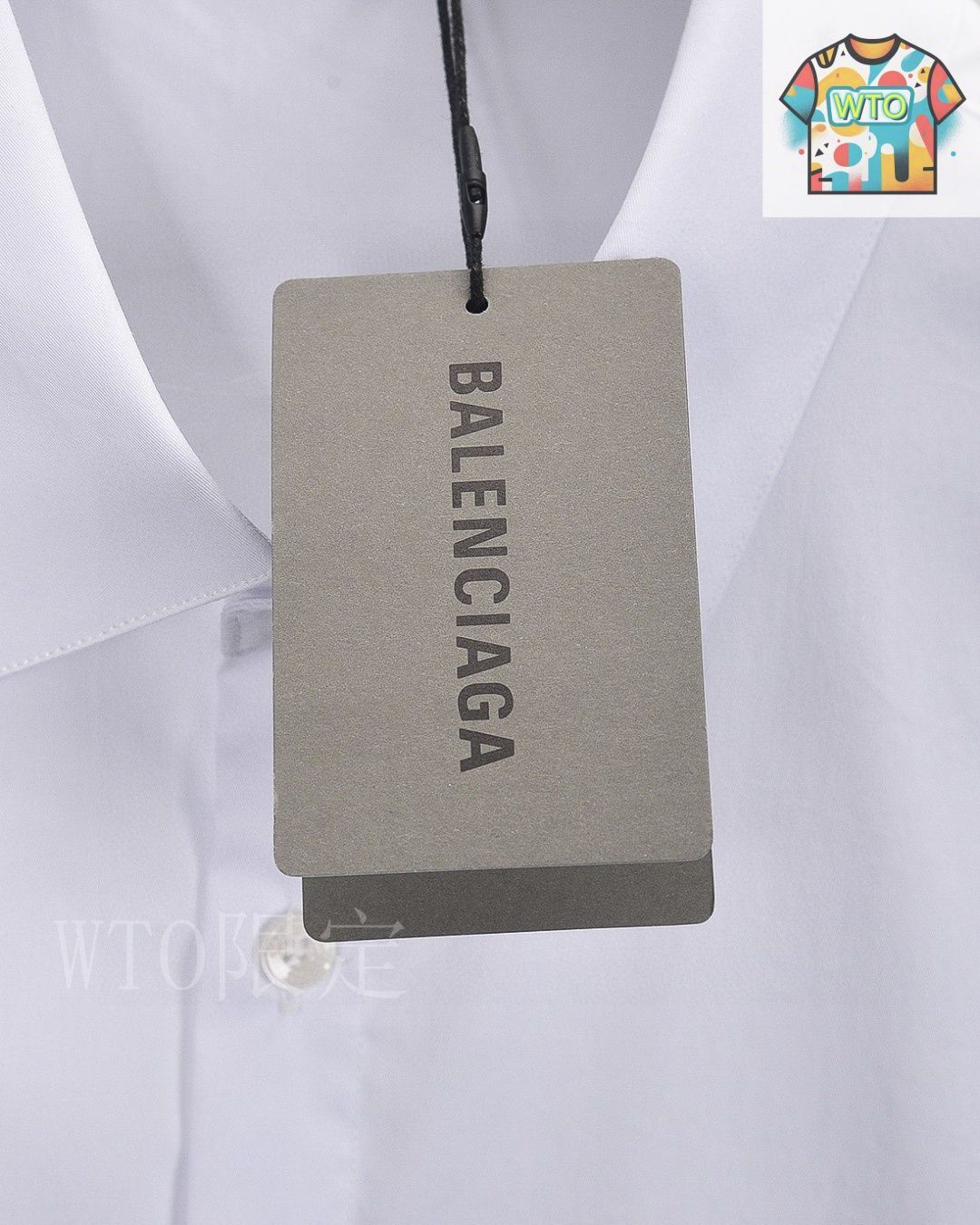 今日WTO】Balenciaga 2025SS ジオメトリック Logo シャツ-SW73