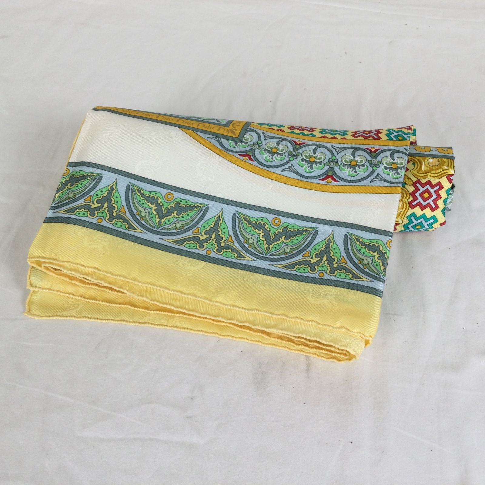 1309 HERMES エルメス ビザンチンの空 スカーフ カレ 90