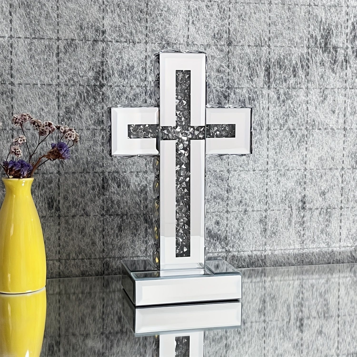クリスタル クロス オブジェ 置物 ガラス ミラー 鏡 卓上 十字架 キラキラ ダイヤモンド調 ラグジュアリー クリスマス 感謝祭 デコレーション  装飾 飾り プレゼント ギフト BDxr264 - メルカリ クリスタル クロス オブジェ 置物 ガラス ミラー 鏡 卓上 十字架 キラキラ, image size:1500x1500