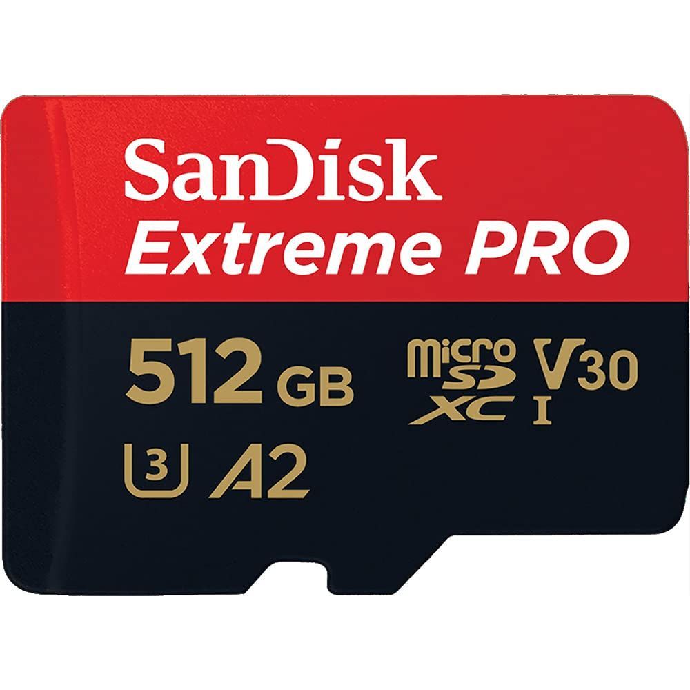 マイクロSD 512GB microSDカード Extreme PRO U3 高速 UHS-I microSDXC A2メモリーカード 4K UHD 動画撮影 マイクロSDカード ドライブレコーダー アクションカメラ 監視カメラ