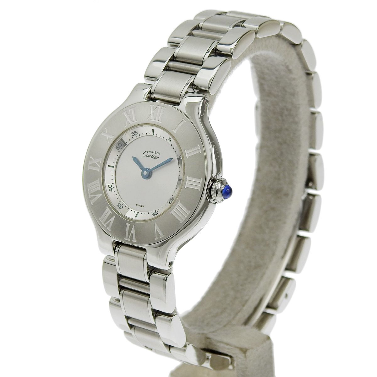 カルティエ マスト21 ヴァンティアン W10109T2 SS クオーツ 腕時計 シルバー シルバー レディース 40802149862 アラモード