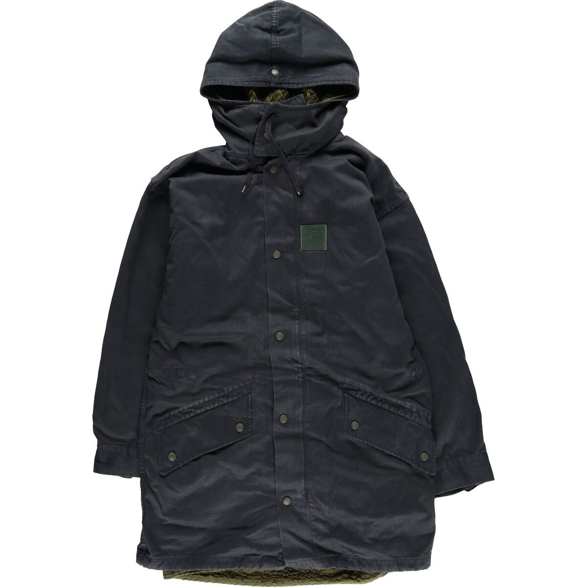 フランス軍 モッズコート ライナー付き ミリタリー XL 古着 ロング