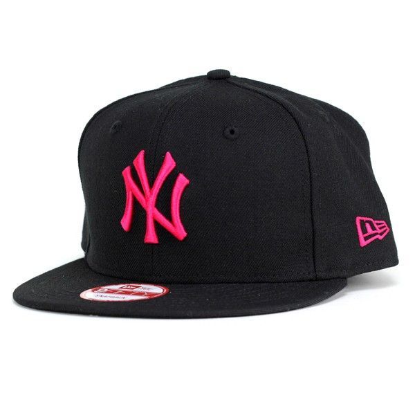 12492803 NEWERA ニューエラ new era 9FIFTY ニューヨーク・ヤンキース ブラック × ストロベリー 13562092【TB】
