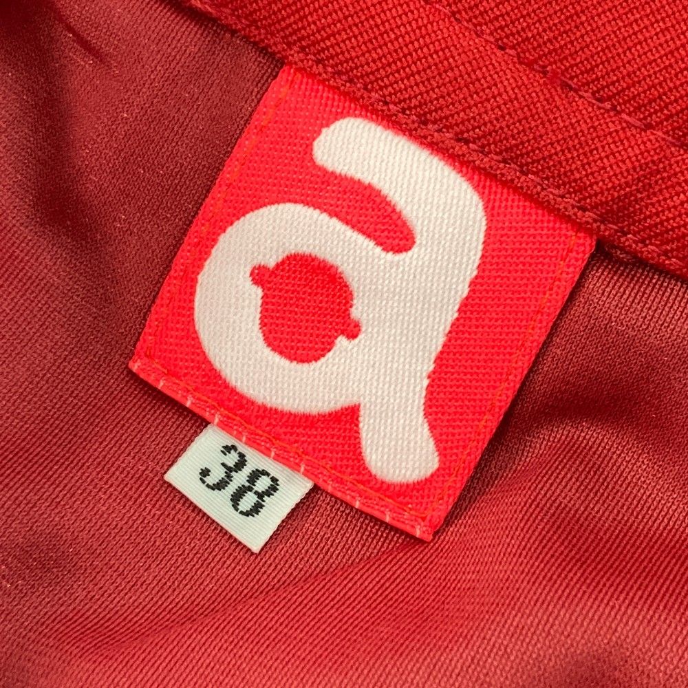 サイズ：38 ARCHIVIO アルチビオ 裏地付プリーツスカート レッド