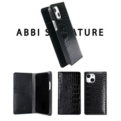 abbi SIGNATURE LIPARI イタリアンレザーダイアリーケース for iPhone