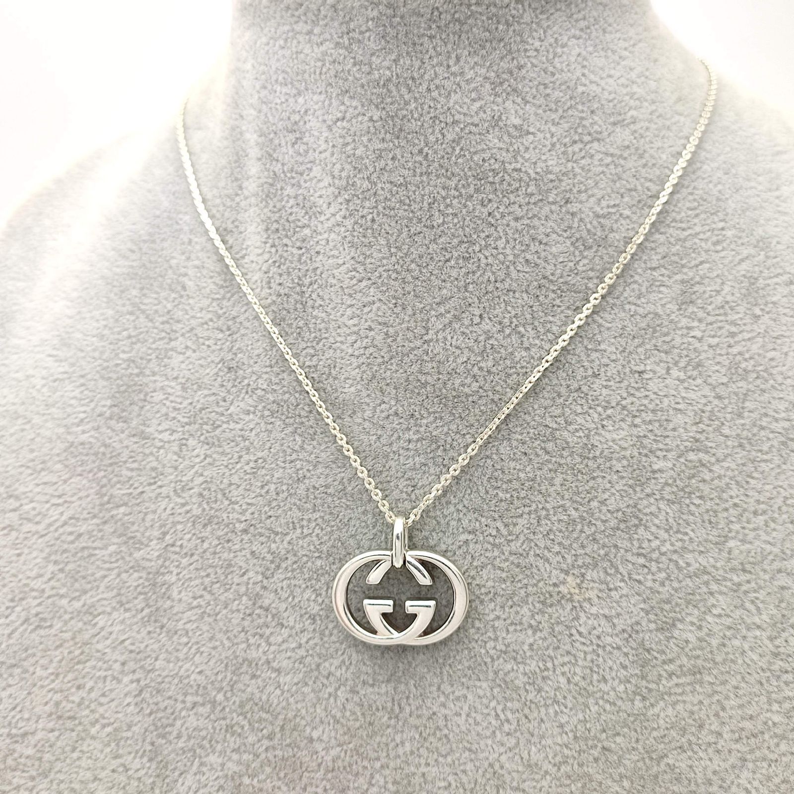 美品】GUCCI グッチ GGロゴネックレス シルバー925 - メルカリ