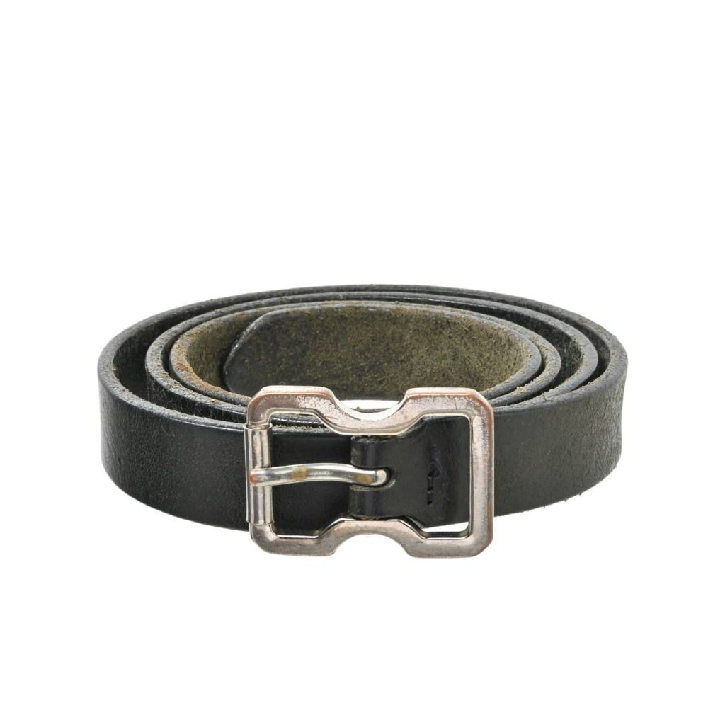 Maison Margiela バックル レザー ナロー ベルト