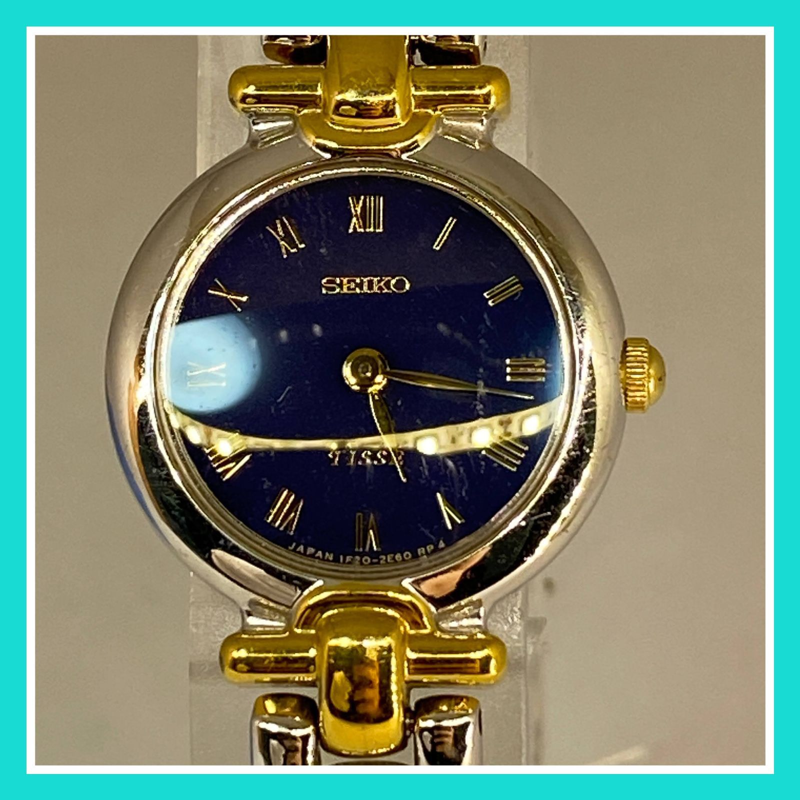 セイコー SEIKO クオーツ ティセ TISSE 1F20-0K20 稼働品 腕時計 WB001