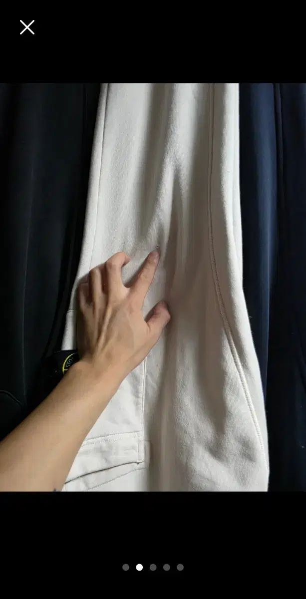 トレーナー ジョガー パンツ アイボリー