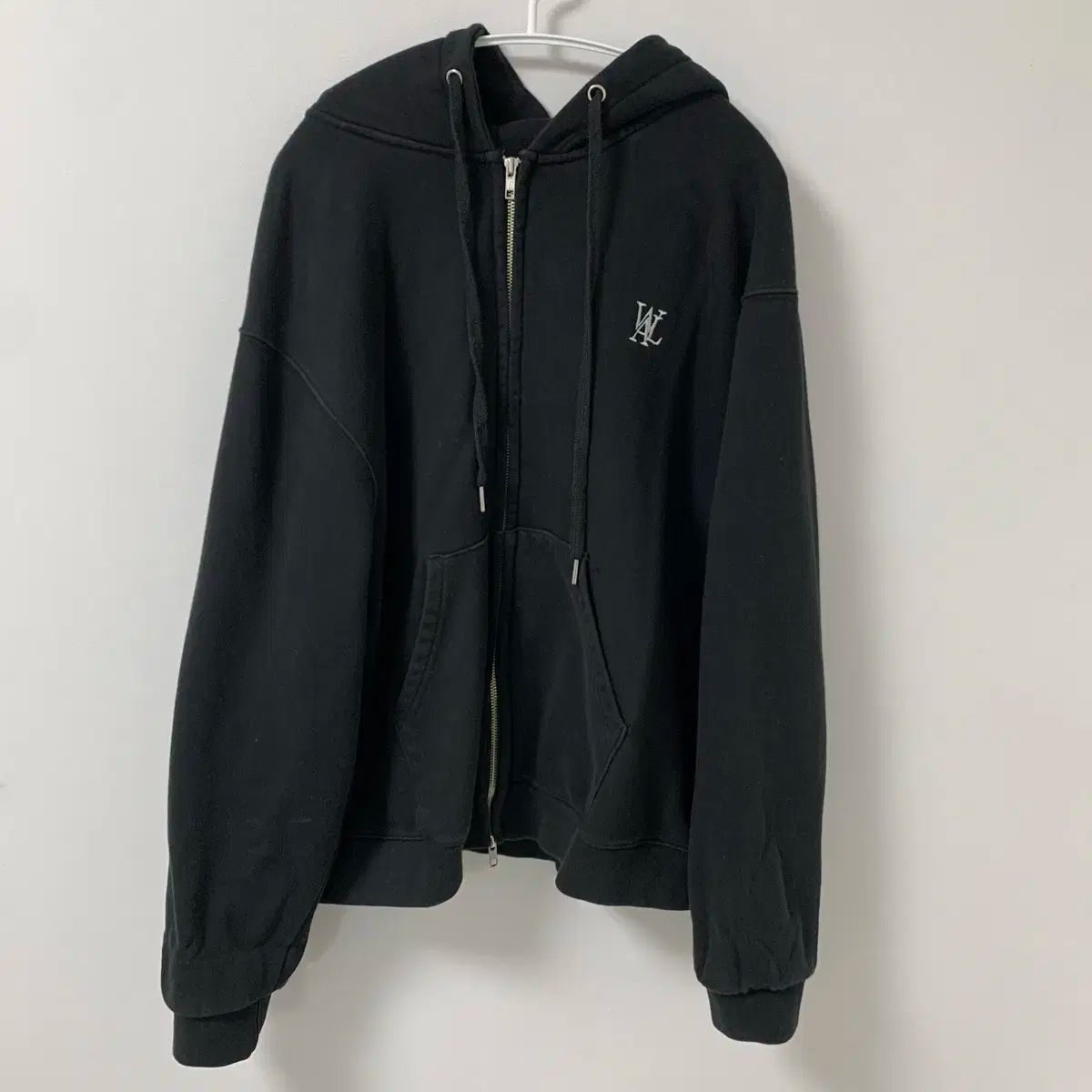 WOOALONG(ウアロン) ジップアップパーカー フード付き M - メルカリ