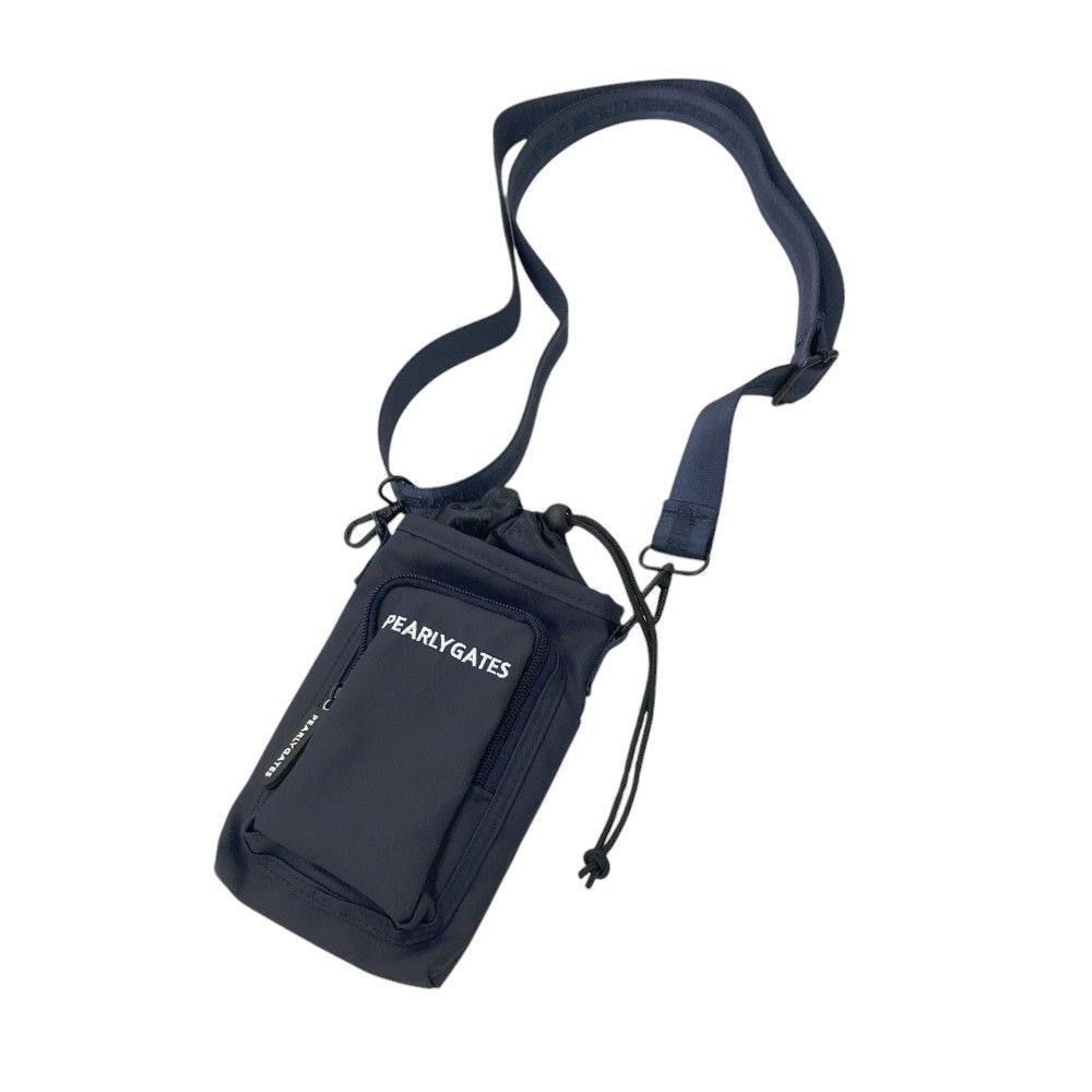 PEARLY GATES ネイビー ポーチ ストラップ付き 新品未使用タグ付
