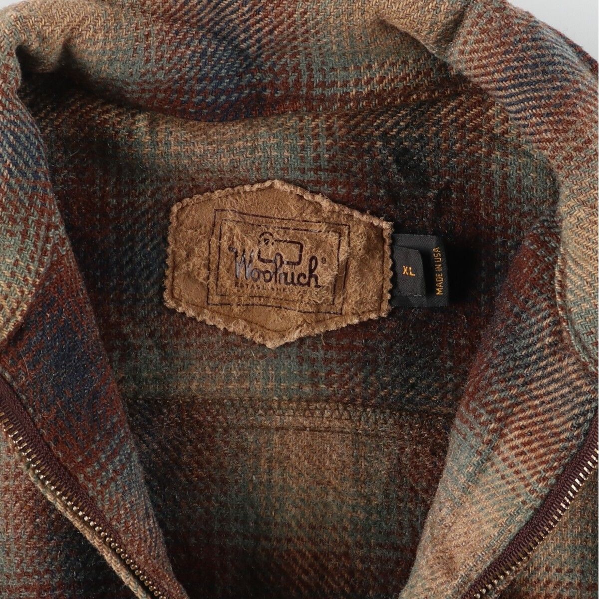 古着 90年代 ウールリッチ WOOLRICH チェック柄 オンブレチェック