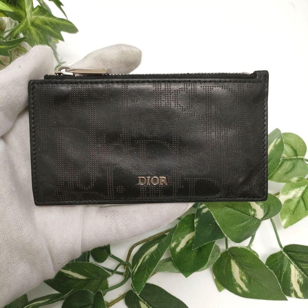 ディオール フラグメントケース コインカードホルダー ギャラクシー ブラック