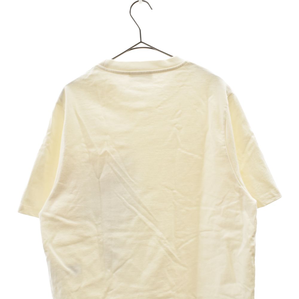 JIL SANDER (ジルサンダー) 20SS タッセルフリンジポケットデザイン半袖Tシャツ ホワイト KK JM BM 0001