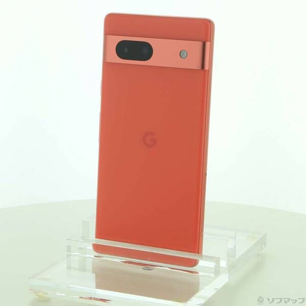 中古品〕 Google Pixel 7a 128GB コーラル GA04438-JP docomo