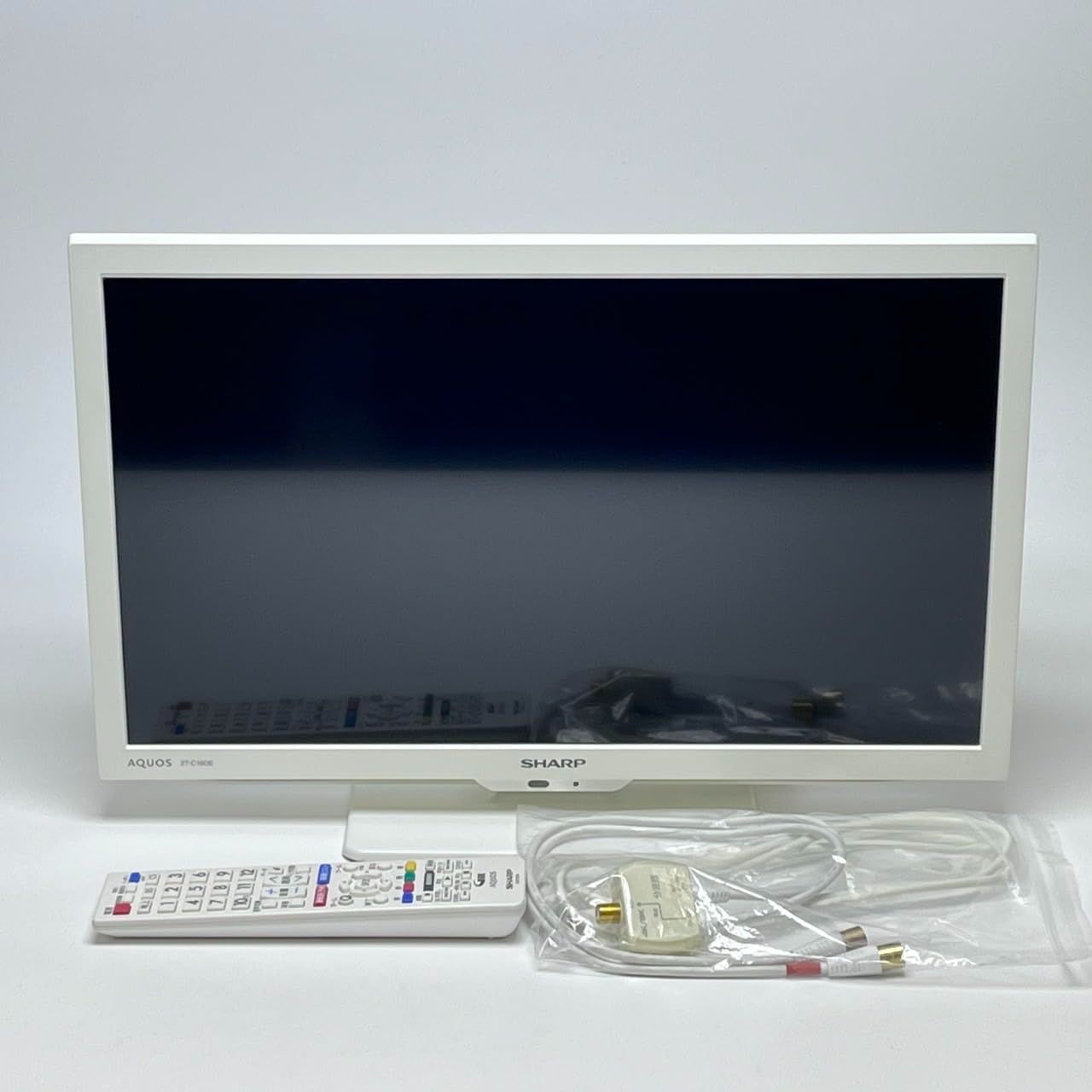 シャープ 19V型 液晶 テレビ AQUOS 2T-C19DE-W ホワイト No2342