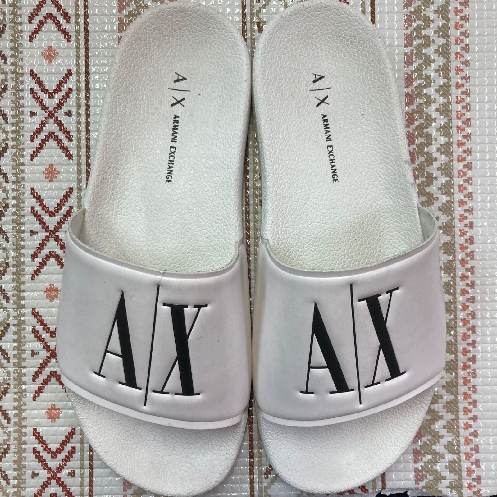 ARMANI EXCHANGE アルマーニエクスチェンジ サンダル オフホワイト 