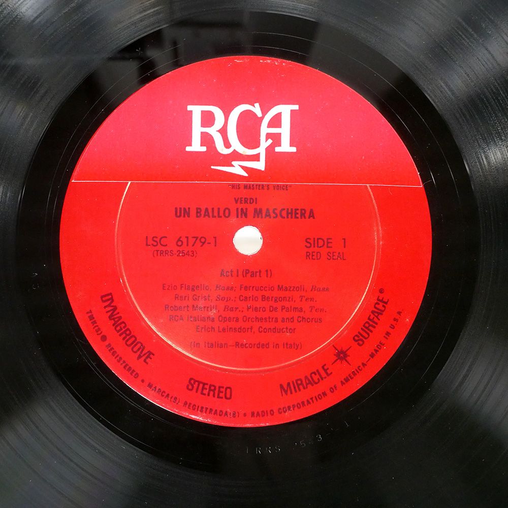 【中古】 Un Ballo in Maschera / Verdi - Erich Leinsdorf / RCA Italiana Orchestra / RCA