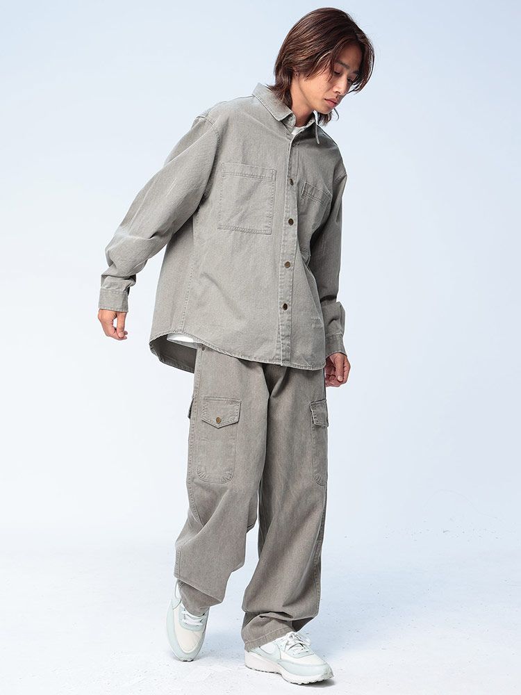 WOODENDOLL ウッディンドール ヴィンテージ加工 長袖シャツ パンツ SETUP KARIMZIABAT_FR