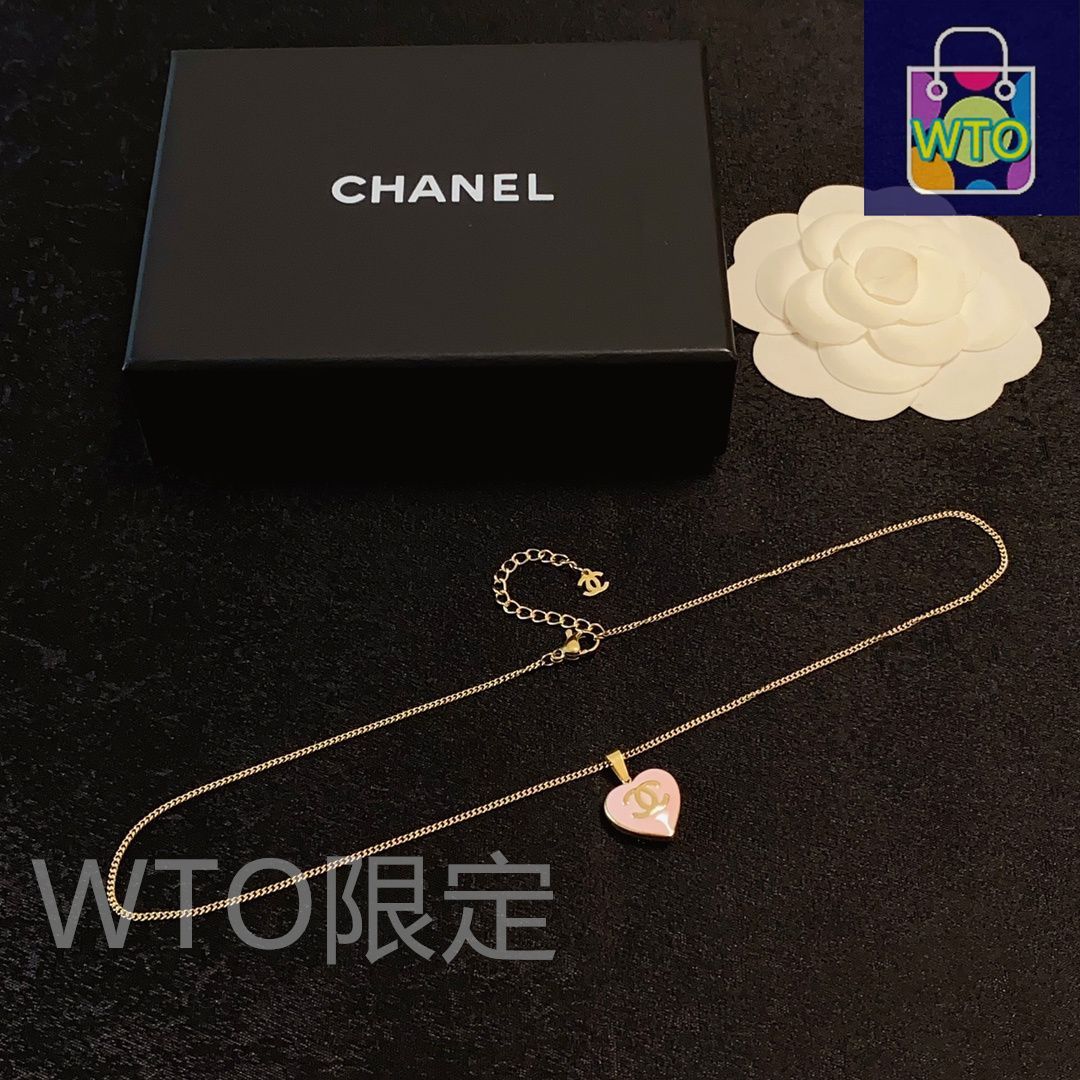 限定♡【CHANEL】ピンクチャーム付きネックレス 210.jpg