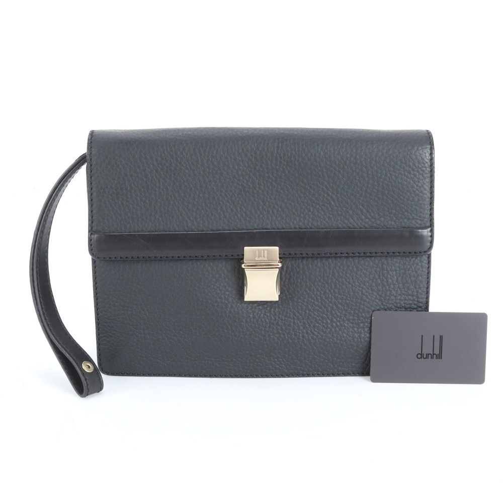 ダンカンさん専用 極美品 ダンヒル ギャランティカード付 レザー セカンドバッグ