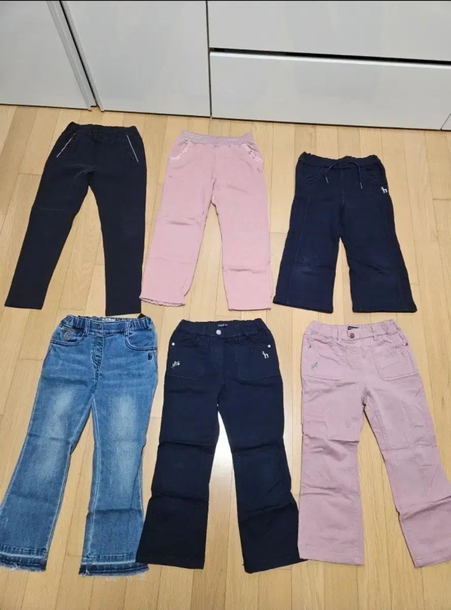 HAZZYS へジス キッズ 女の子用パンツ 120 6 種