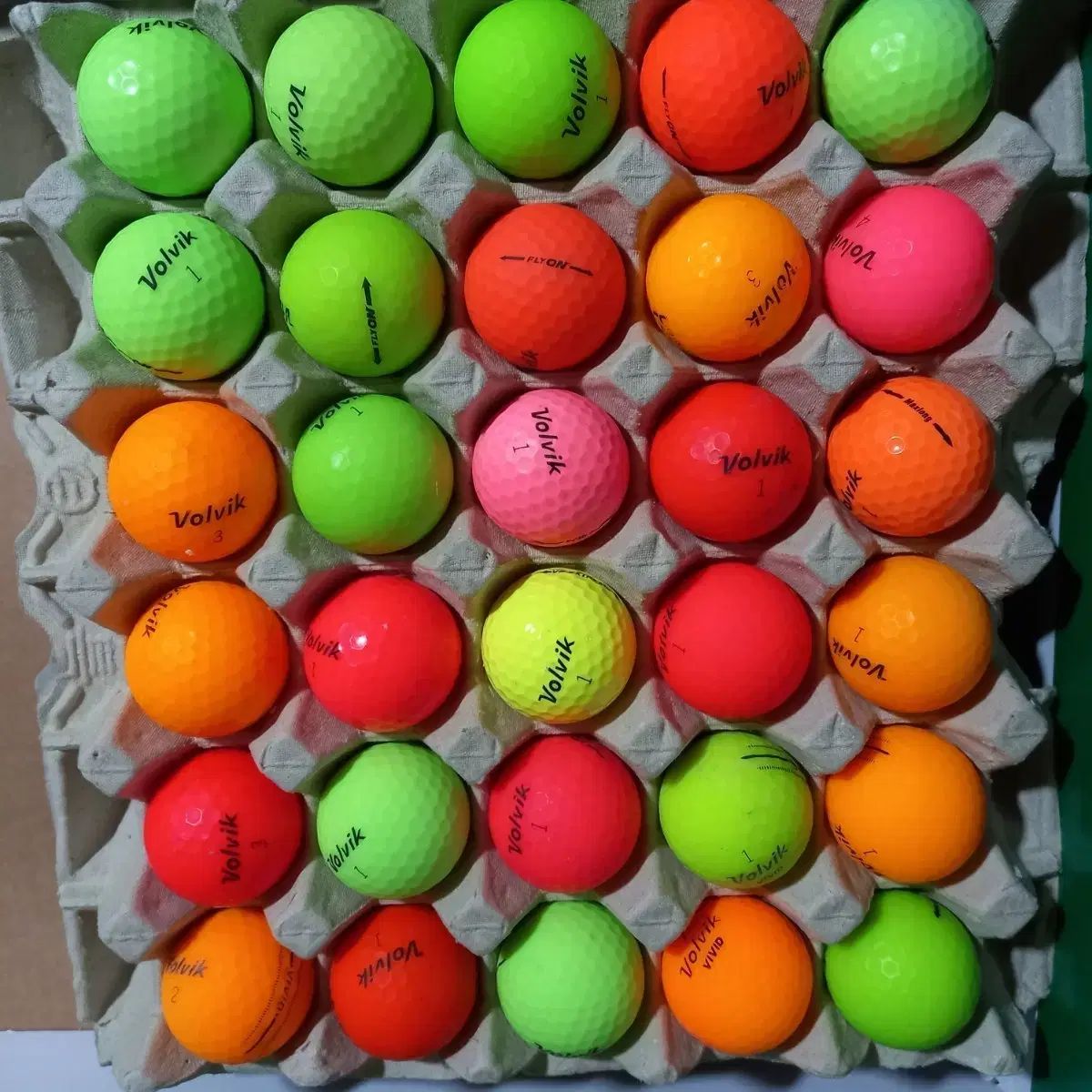 ディスコボール ボルビック FLY ON 30個 マットカラー混合 FLY ON Volvik 1ダース(12球入