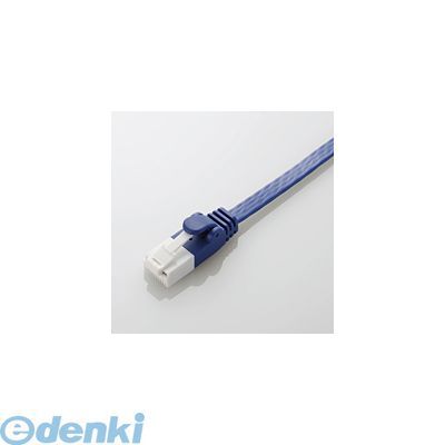 【新品・7営業日以内発送】ELECOM エレコム LD-GFAT/BM50 ツメ折れ防止フラットLANケーブル Cat6A LD-GFAT/BM50 LDGFAT/BM50 ブルーメタリック EU【沖縄離島販売不可】