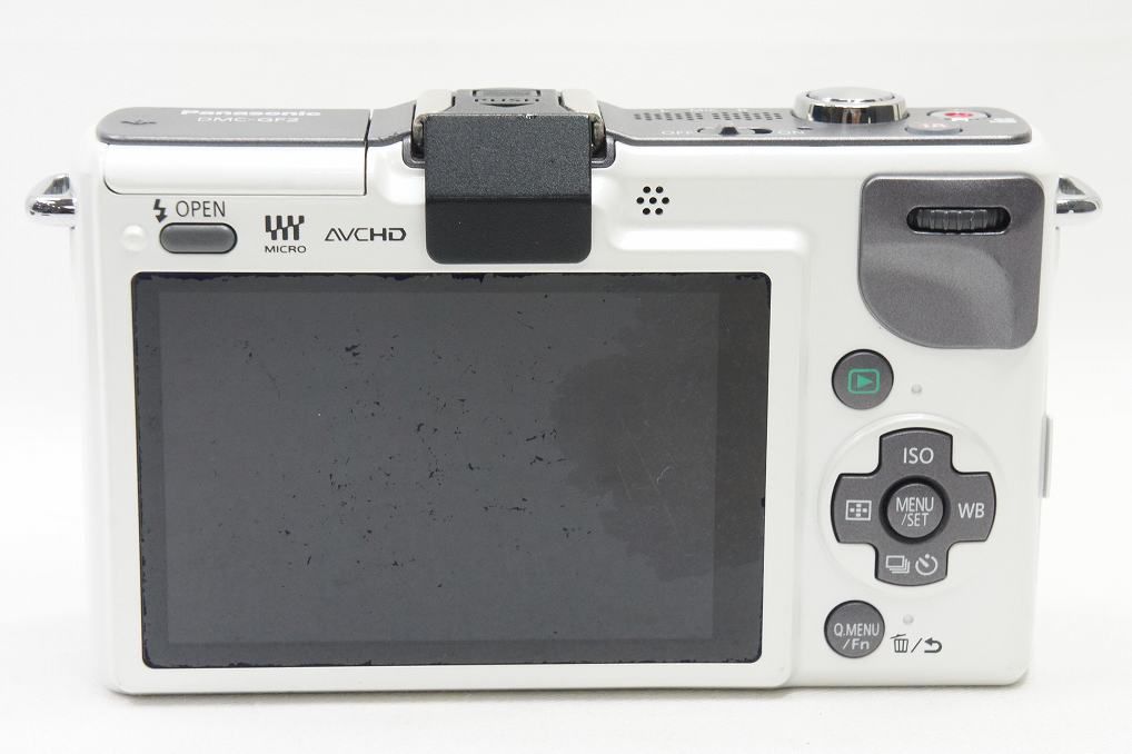 カメラ Panasonic GF2W ミラーレスカメラ ホワイト ダブルレンズキット