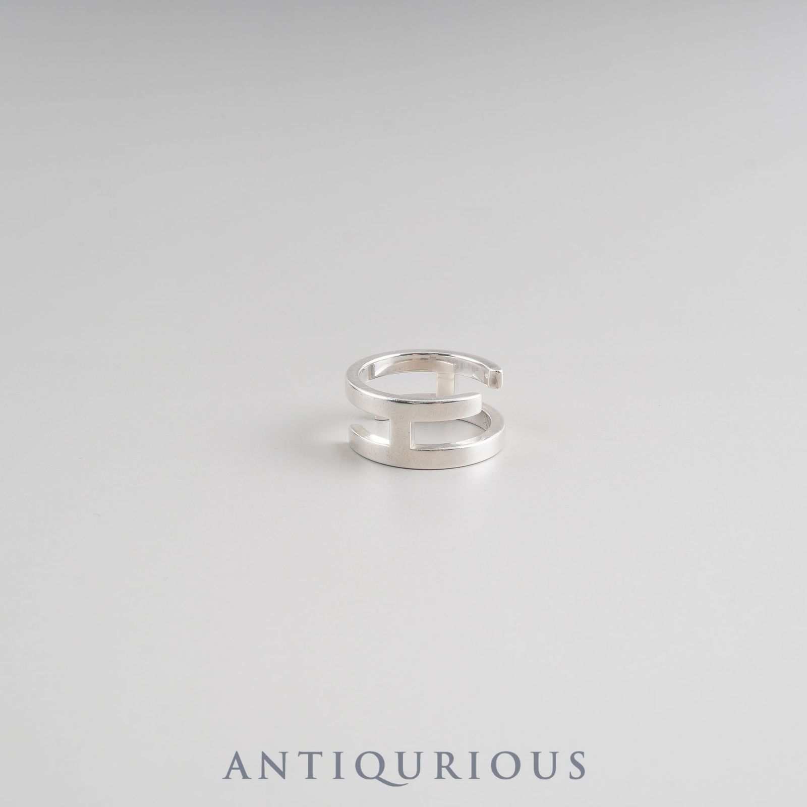 H2100 美品 エルメス #52 11.5号 SV925 ボリード リング エルメス