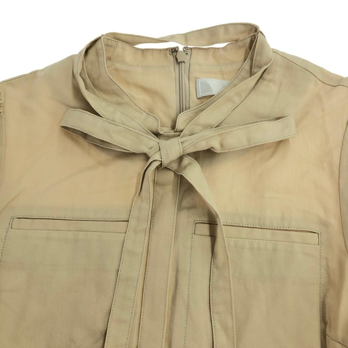 デニムキルティングワンピース