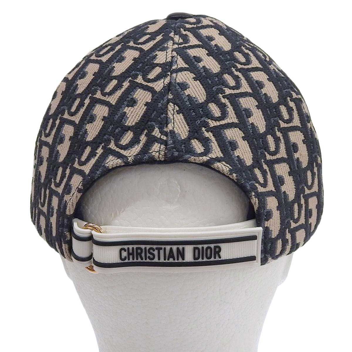 DIOR キャップ 22DOB922X135【ランク：A】 Christian Dior】クリスチャンディオール『ロゴ トロッター