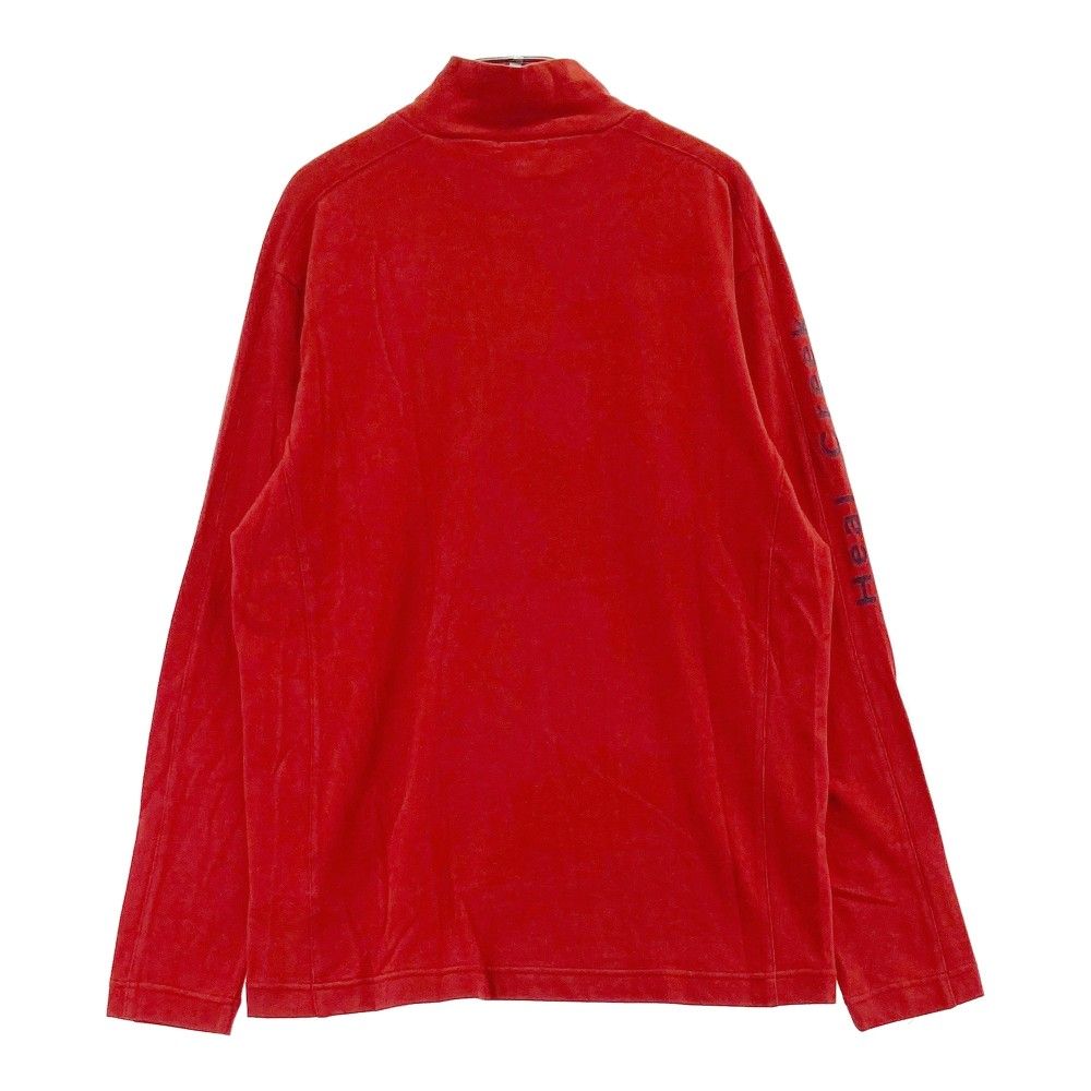 サイズ：50 HEAL CREEK ヒールクリーク  長袖ハイネックTシャツ  レッド系 [240101449143] ゴルフウェア メンズ ストスト サイズ：50 HEAL CREEK ヒールクリーク 長袖ハイネックTシャツ
