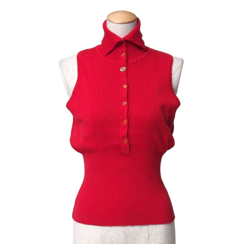 Vivienne Westwood ノースリーブ ニットワンピース viviennewestwood/ニット/ワンピース/ヴィヴィアンウエスト