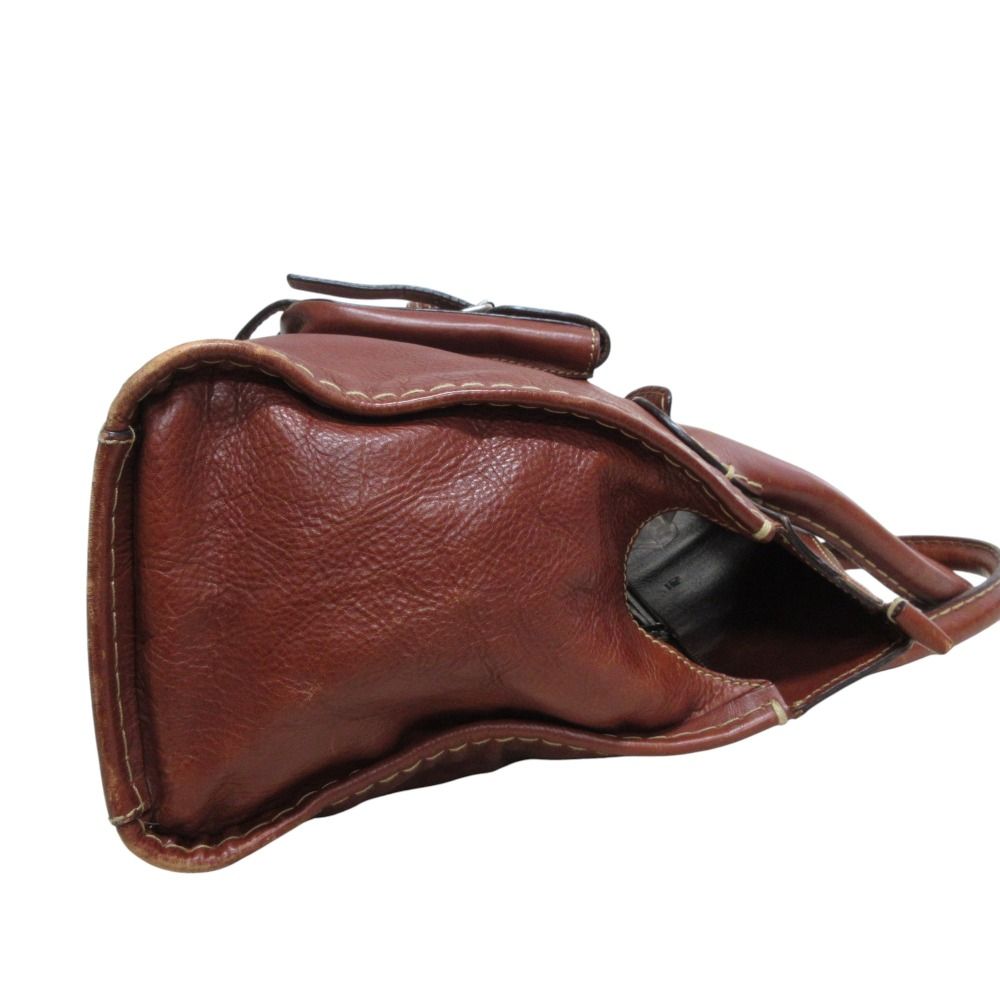クロエ　ハンドバッグ Edith エディス レザー ブラウン　ヴィンテージ 良品 Chloe クロエ EDITH エディス レザー ラージ トートバッグ