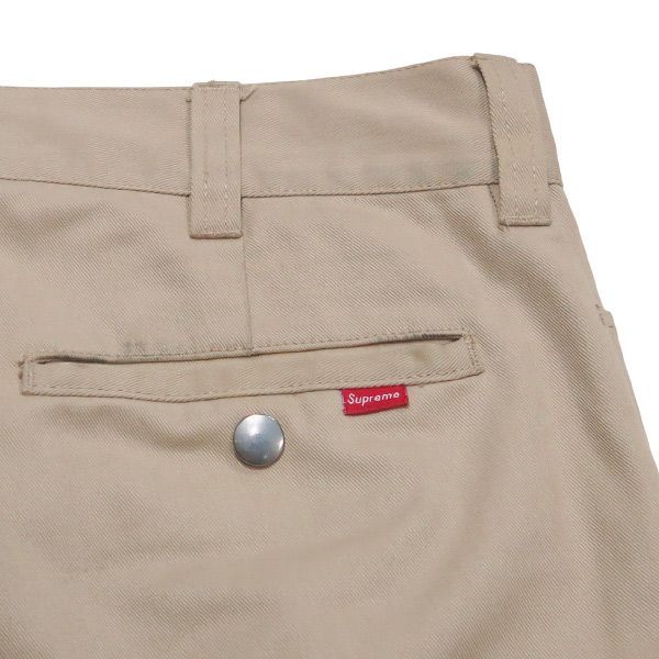 SUPREME シュプリーム WORK PANT ワーク パンツ タン ボトムス サイズ