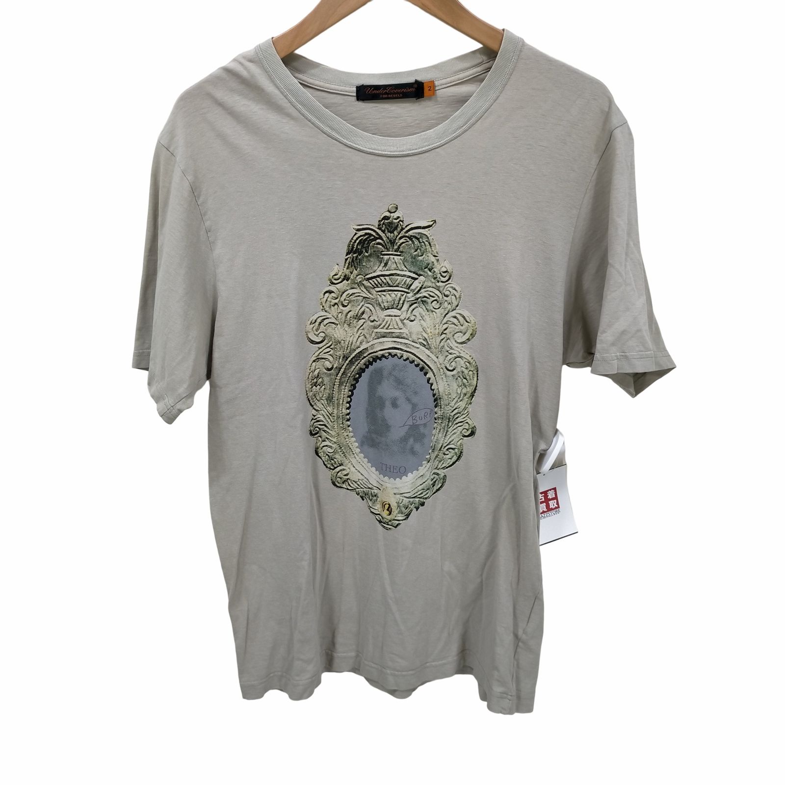 アンダーカバーイズム UNDERCOVERISM FOR REBELS THEO BURP プリントT  