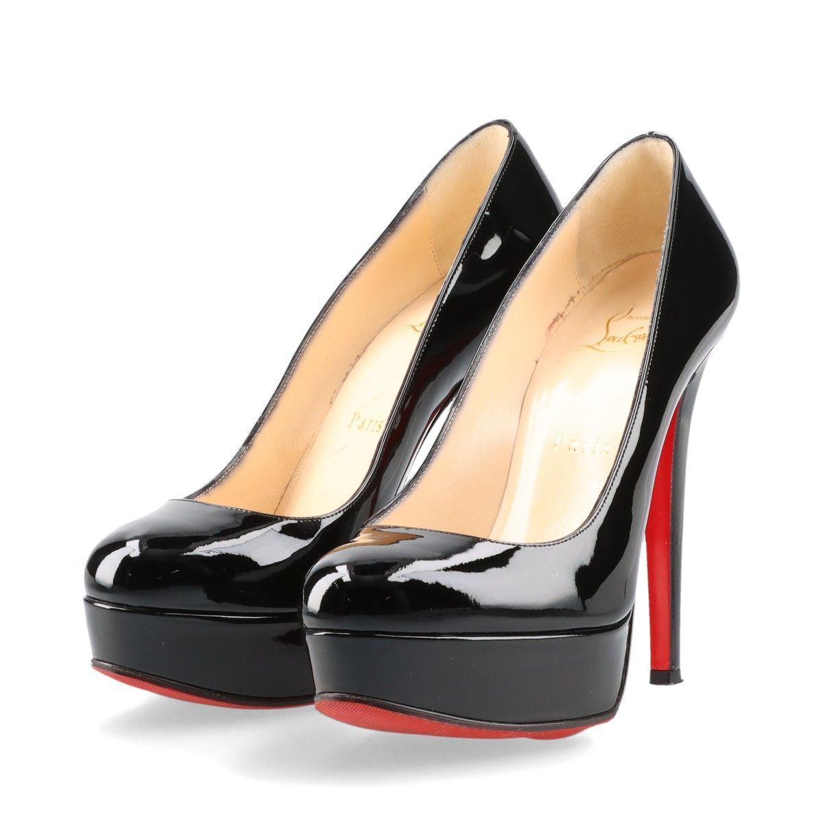 クリスチャンルブタン　パンプス　ヒール　パテント　35.5 ブラック Miss Sab 85 ブラック パテントレザー - Shoes - Women