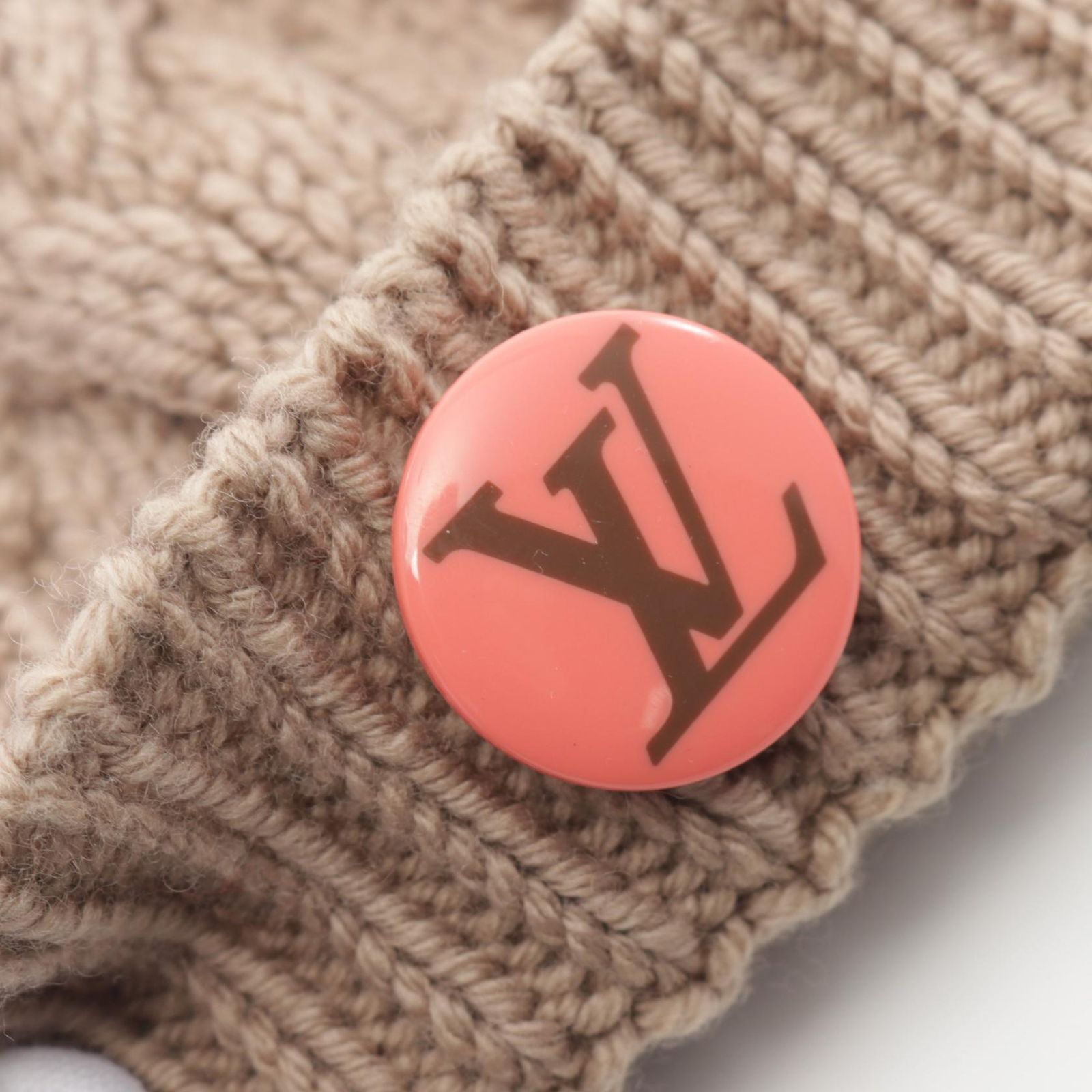 Louis Vuitton ポネコンスタンスニット帽 ベージュ Louis Vuitton ポネコンスタンスニット帽 ベージュ ビーニー・LV