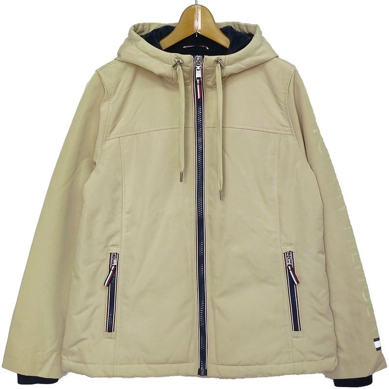 【新品】トミー ヒルフィガー、フード付きジャケット、Lサイズ、裏ボア TOMMY HILFIGER - 【新品】トミー ヒルフィガー、フード付き
