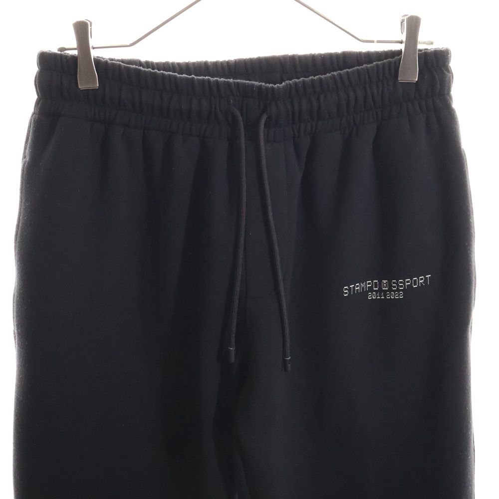 STAMPD スタンプド スウェットパンツ メンズ 【古着】【中古】 STAMPD (スタンプド) ロゴ プリント スウェット パンツ ブラック