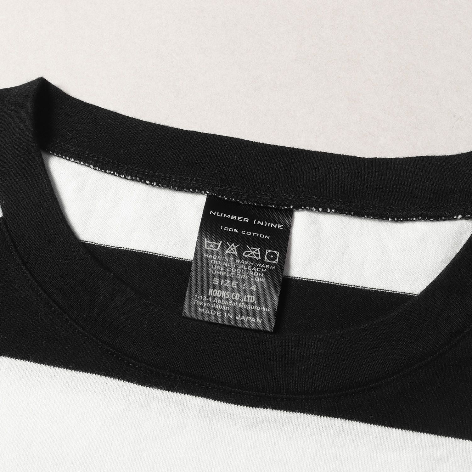 NUMBER (N)INE ナンバーナイン Tシャツ サイズ:4 カート期 復刻モデル 